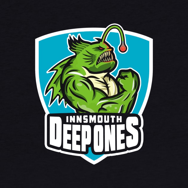 Innsmouth Deep Ones (Black Print) by Miskatonic Designs